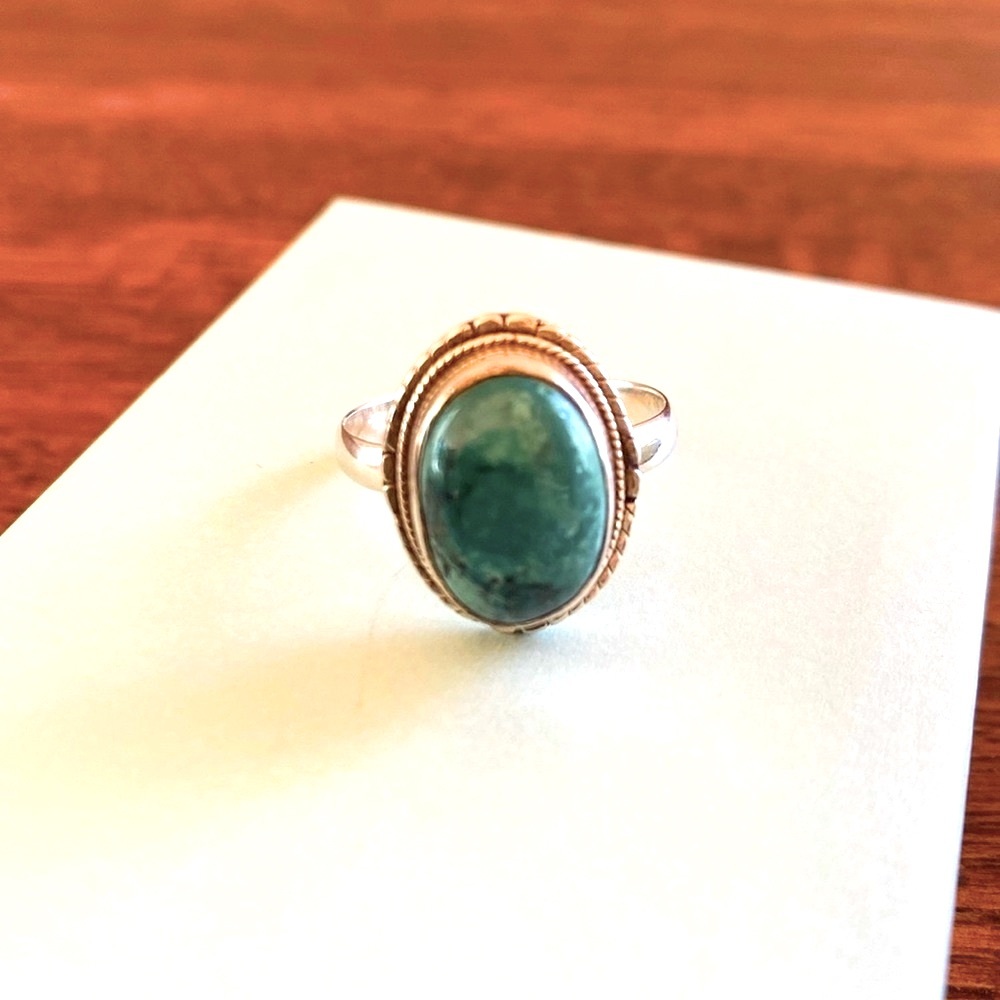 Turquoise & Silver Ring